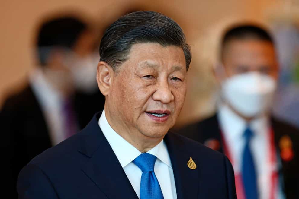 President Xi Jinping’s government released a peace proposal in February and called for a ceasefire and talks (Jack Taylor/Pool Photo via AP)