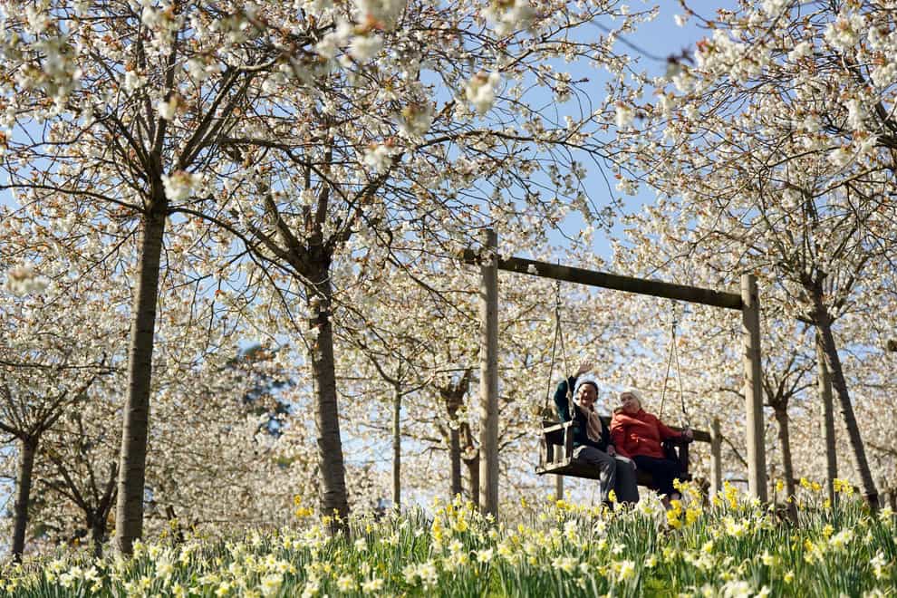 The Cherry Orchard at Alnwick Gardens in Northumberland (Owen Humphreys/PA)