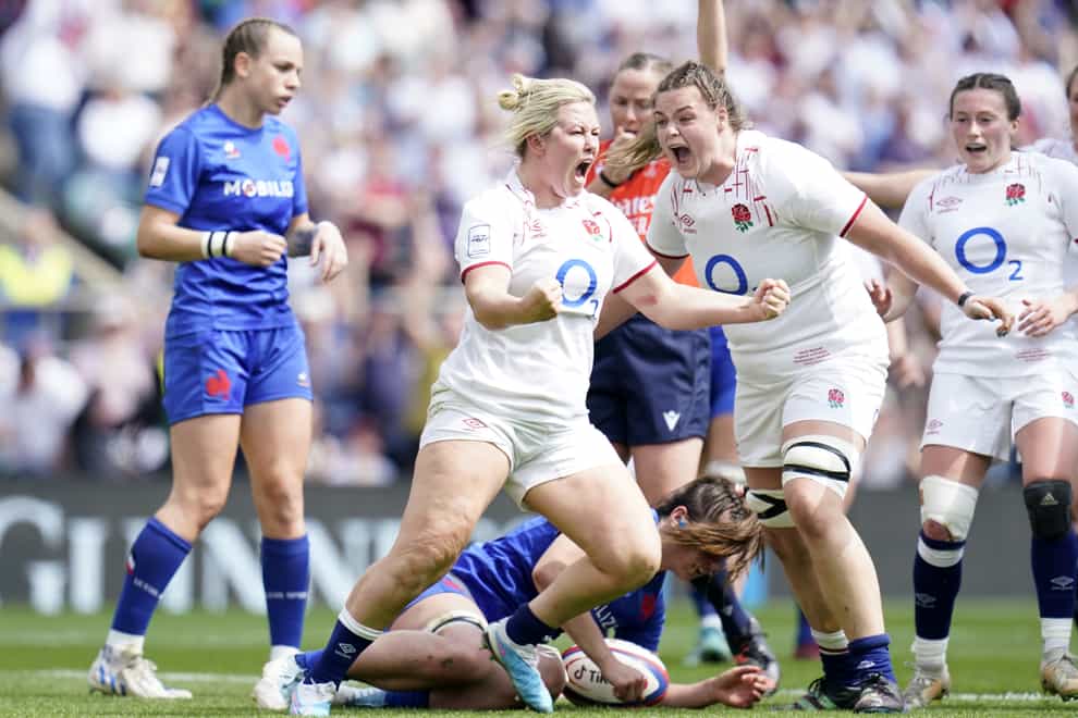 England held off France to clinch the Grand Slam (Andrew Matthews/PA)