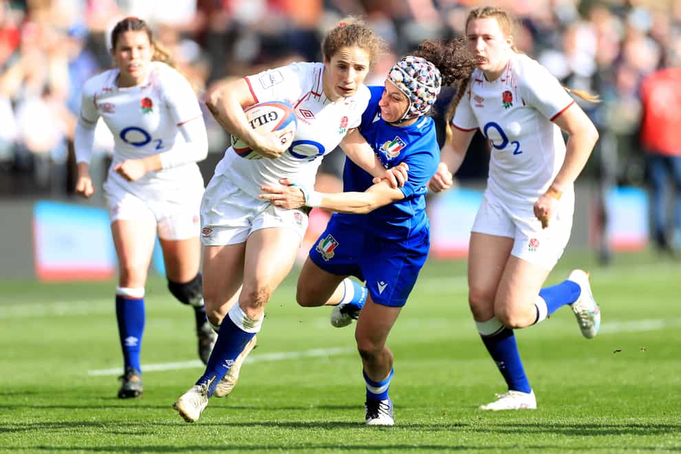 Abby Dow in action against France (Bradley Collyer/PA)