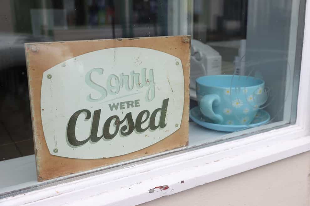 Hospitality businesses have been closing at a rate of 12 per day (Liam McBurney/PA)
