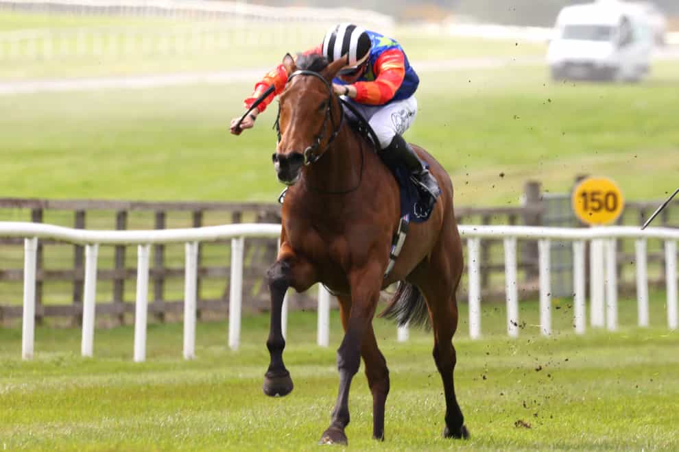 Honey Girl winning the Athasi Stakes at the Curragh (Damien Eagers/PA)