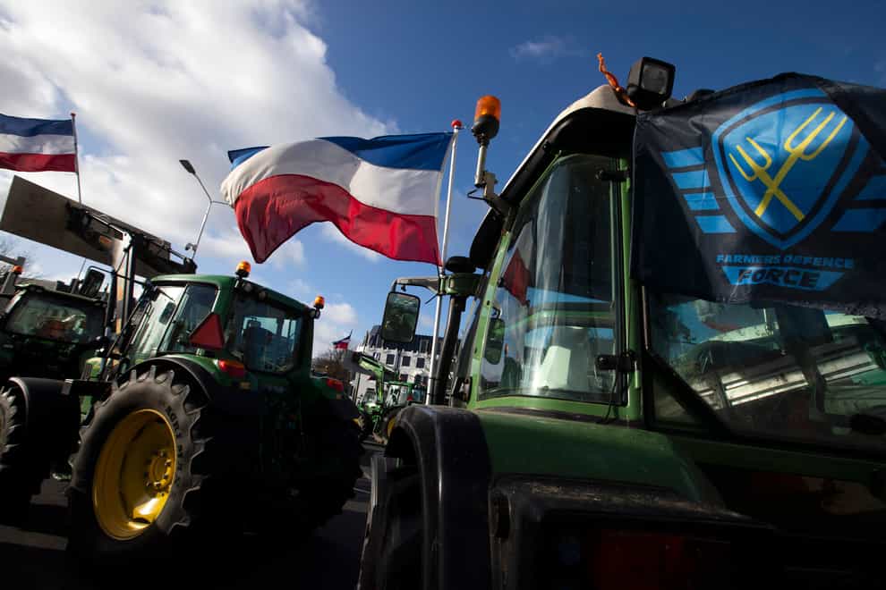 Farmers have been protested against the plans (Peter Dejong/AP)