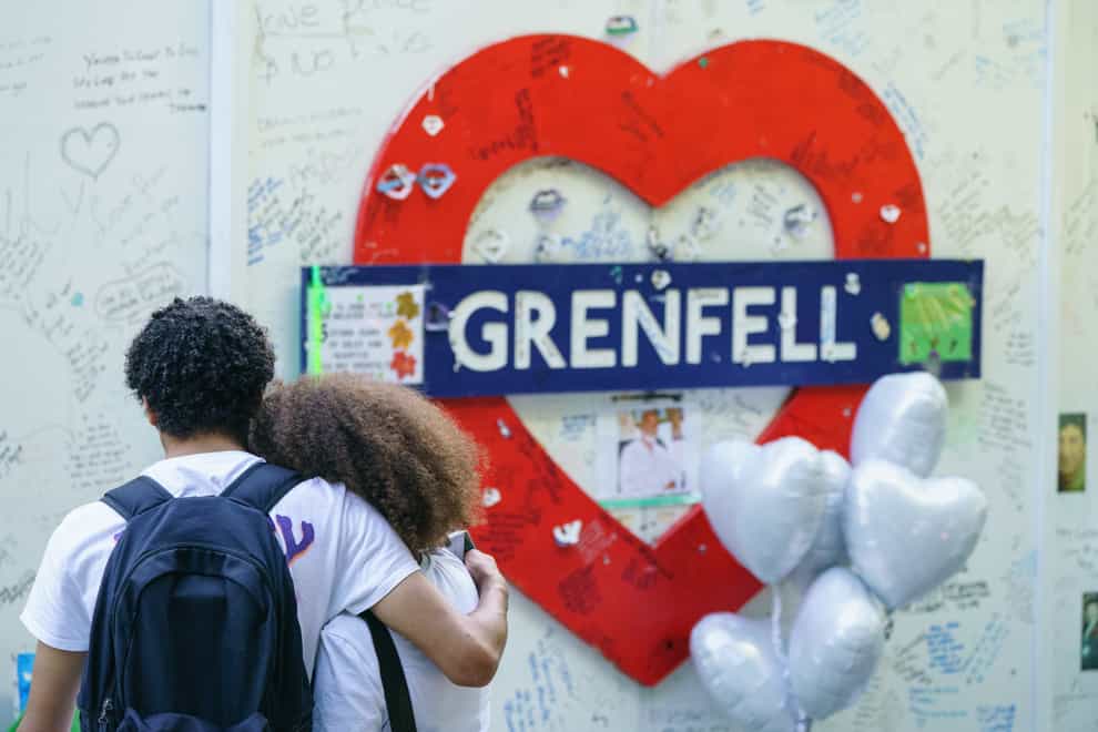 News the Grenfell Inquiry’s final report is unlikely to be published until next year is a sign “justice is being kicked further down the road”, a campaign group said (PA)