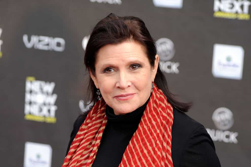 Carrie Fisher is being honoured in Hollywood (Chris Pizzello/AP)