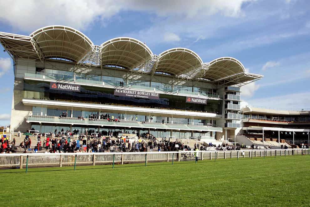 The Millennium Grandstand at the Rowley Mile Racecourse at Newmarket Racecourse, Suffolk. (PA)