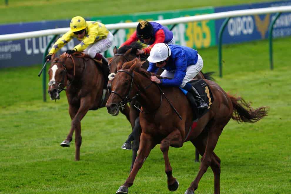 Castle Way comes clear in the Newmarket opener (David Davies/PA)