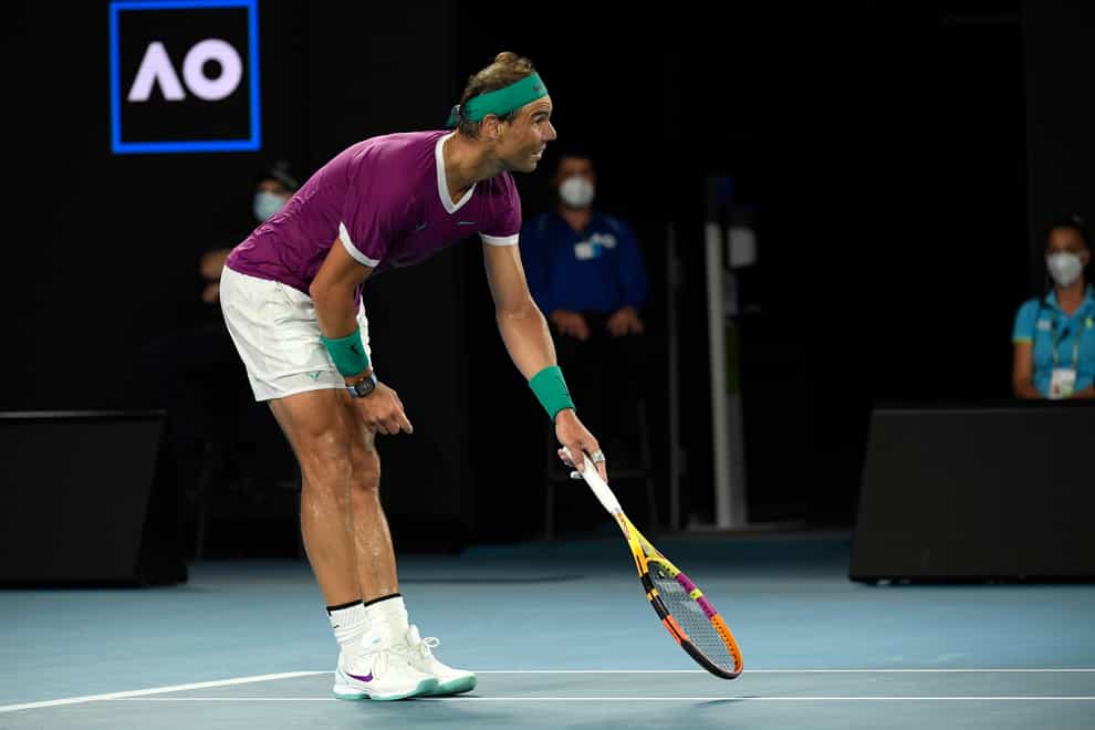 Rafael Nadal has not played a match since the Australian Open (Andy Brownbill/AP)