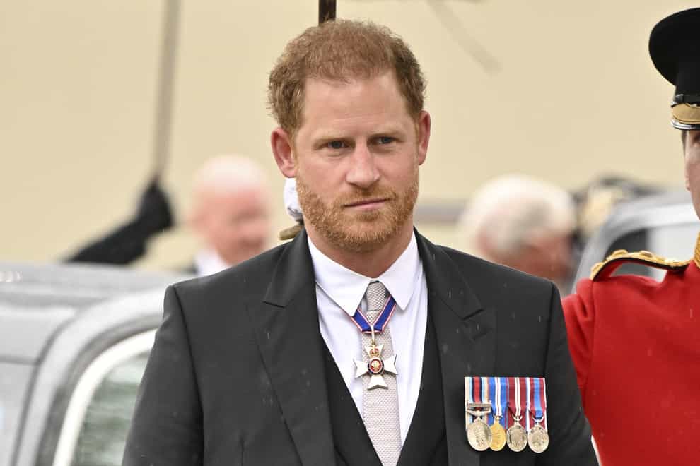 The Duke of Sussex wore Dior for the coronation (Andy Stenning/Daily Mirror/PA)