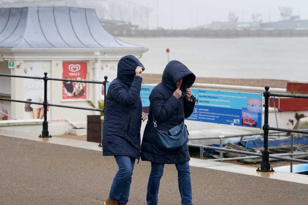 Some parts of the yellow warning area could see 40 millimetres of rain over a three hour period, the Met Office said.