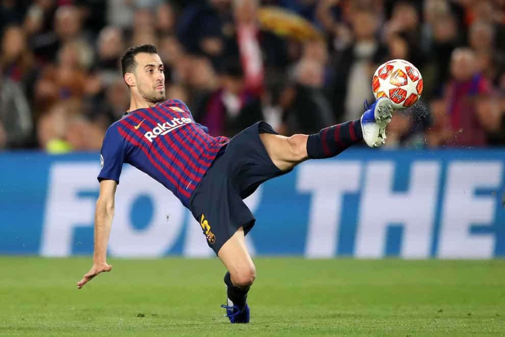 Sergio Busquets is leaving Barcelona after 18 years at the club (Nick Potts/PA)