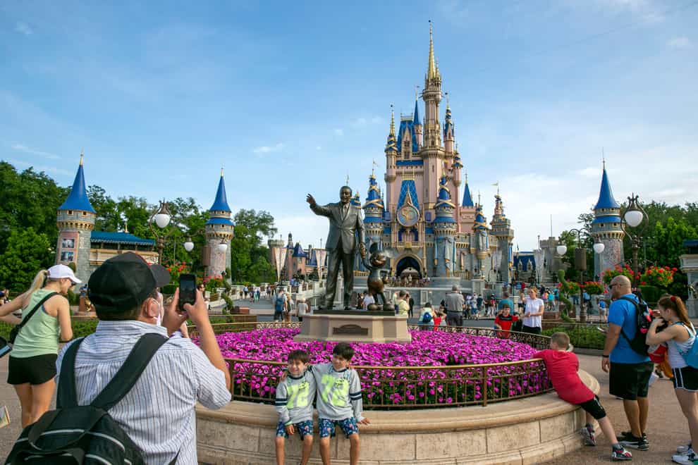Ongoing strength at its theme parks and an improving streaming business propelled The Walt Disney Co to higher profits and revenue in its fiscal second quarter in 2023 (Ted Shaffrey/AP/PA)
