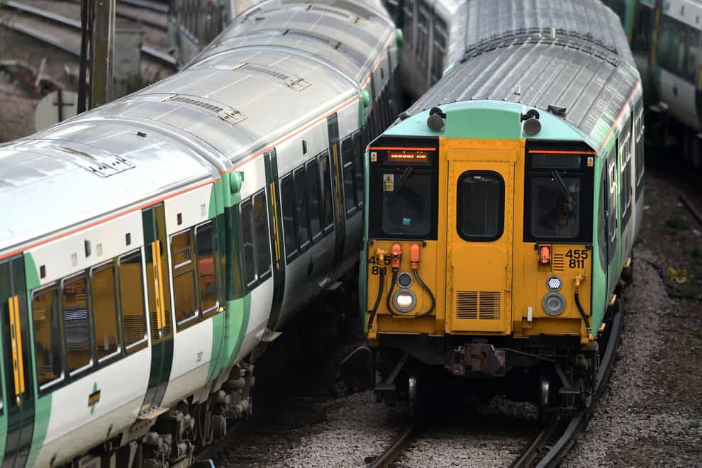 Train services are being hit by more strike action (Kirsty O’Connor/PA)