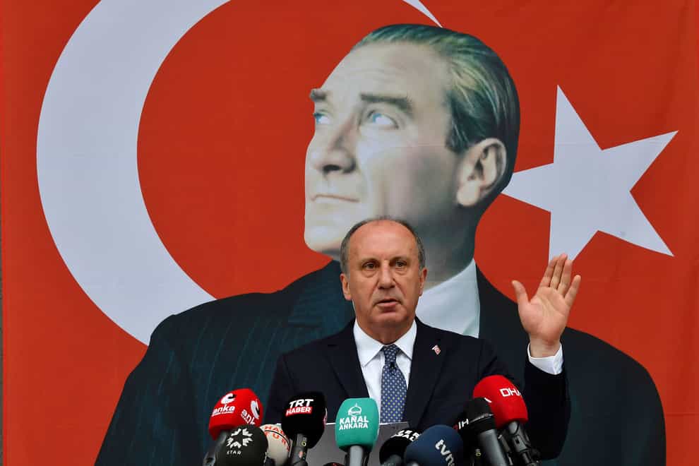 Muharrem Ince has withdrawn from the presidential election race (AP)