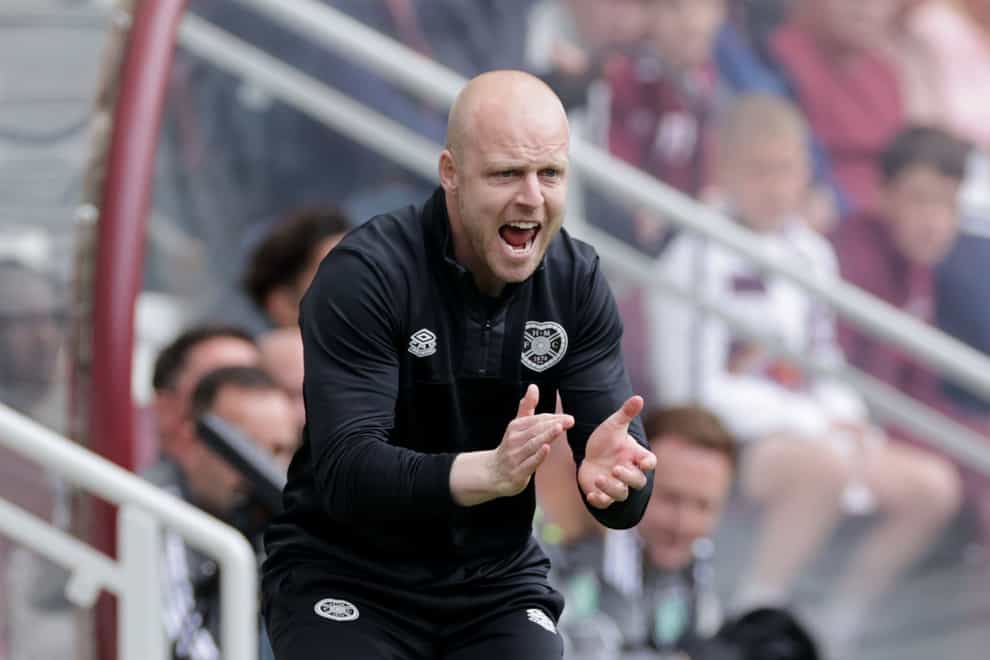 Hearts interim manager Steven Naismith is looking forward to facing St Mirren (Steve Welsh/PA)