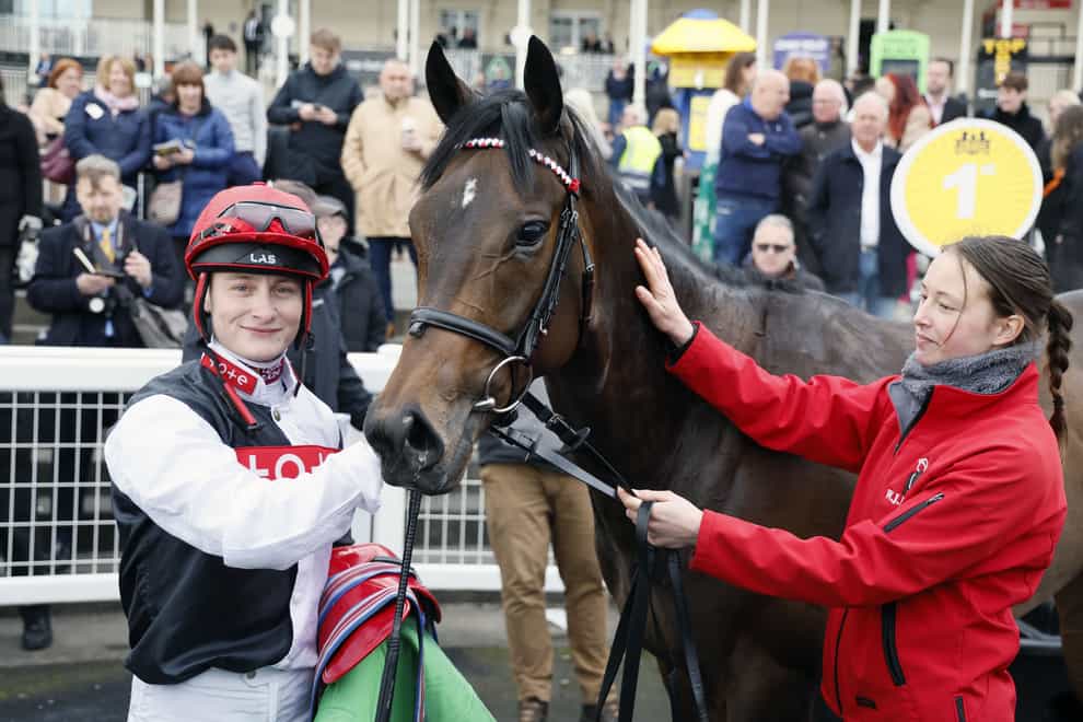 Queen Aminatu after winning at Newcastle (Richard Sellers/PA)
