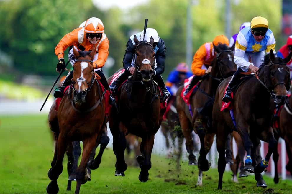 Metier (left) on his way to winning the Chester Cup (David Davies/PA)