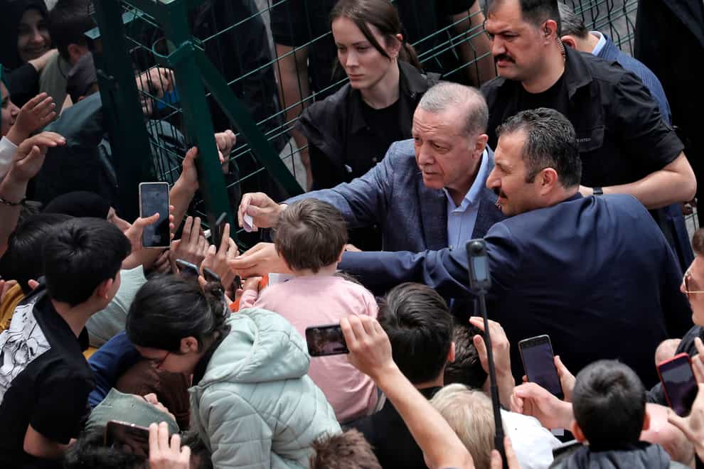 Recep Tayyip Erdogan has ruled Turkey as prime minister or president since 2003 (DHA via AP)