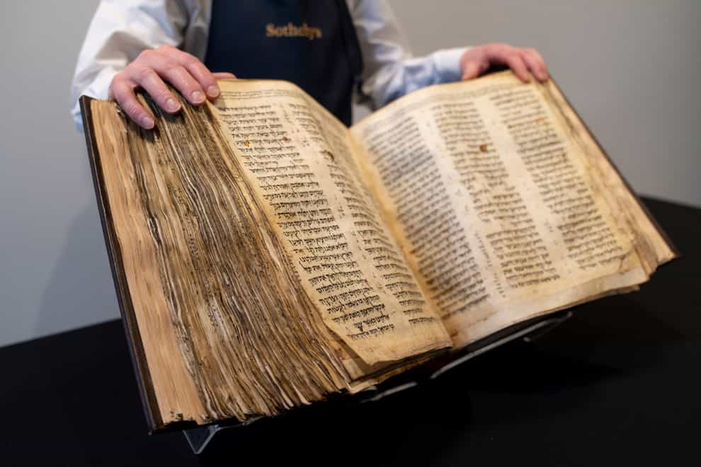 The Codex Sassoon sold for £30 million (AP Photo/John Minchillo, File)