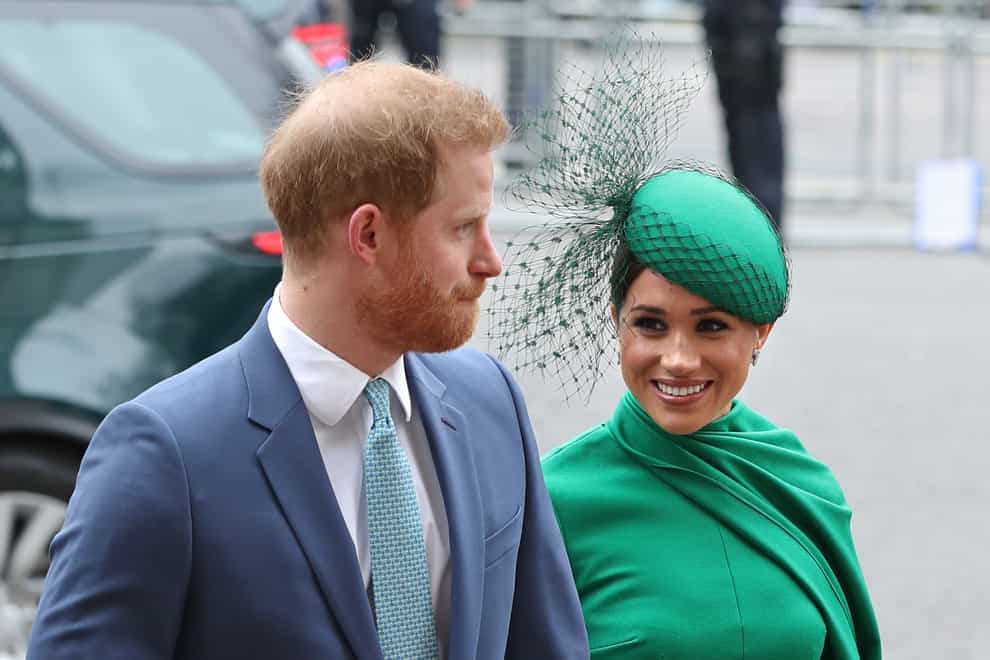 The Duke and Duchess of Sussex (Yui Mok/PA)