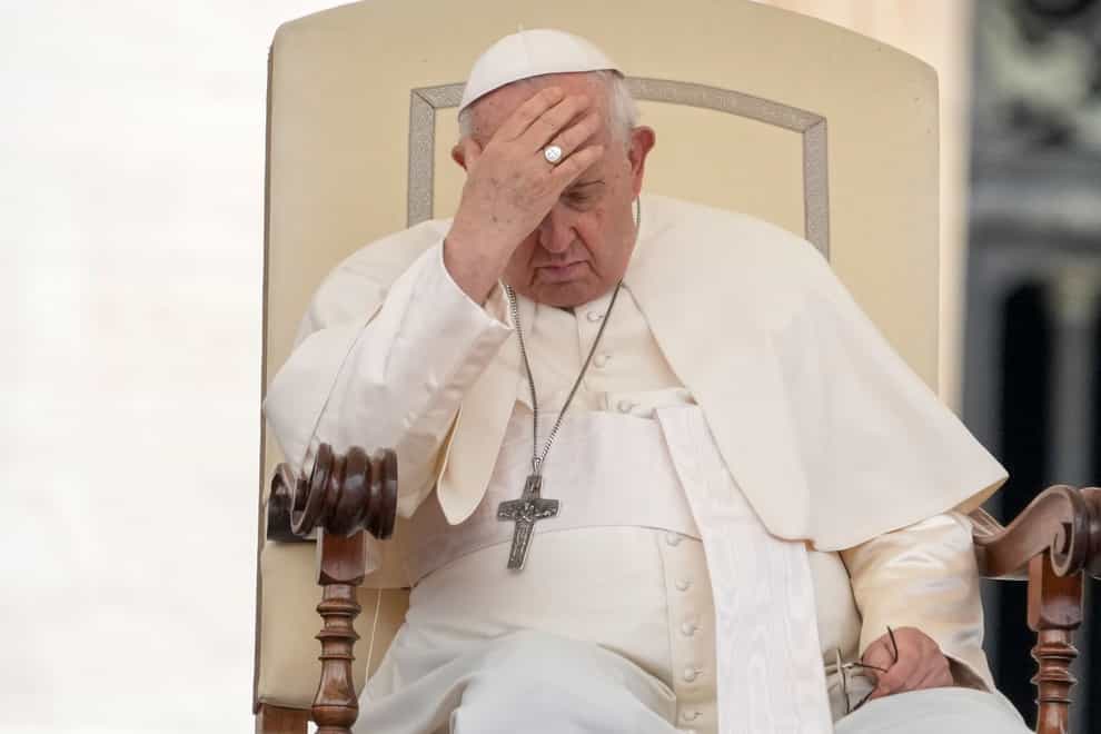 It is not know if Pope Francis was in the Vatican at the time of the incident (AP Photo/Andrew Medichini)