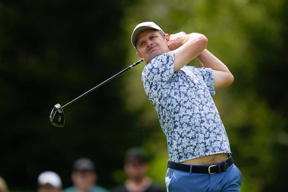 Justin Rose carded a second round of 70 in the US PGA Championship (Seth Wenig/AP)