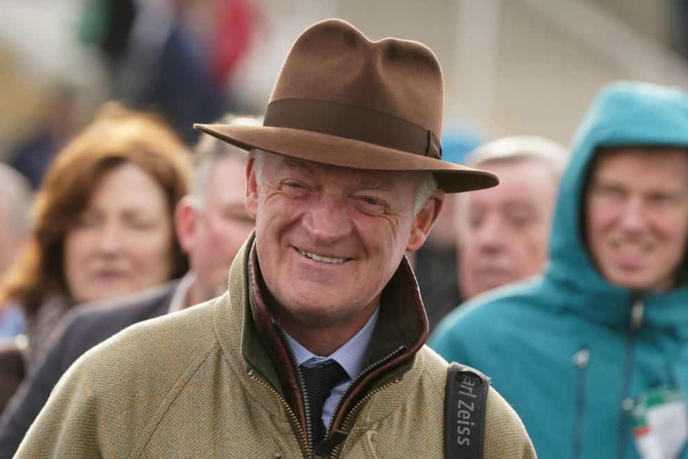 Willie Mullins fields two at Auteuil on Sunday (Brian Lawless/PA)