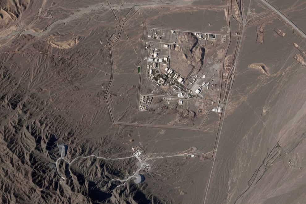 Concerns have been raised about Iran’s Natanz nuclear site (Planet Labs PBC via AP)