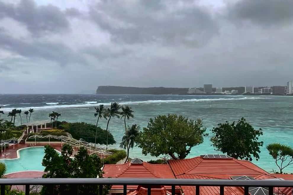 Super Typhoon Mawar has battered Guam (Junior Grade Drew Lovullo/US Coast Guard via AP)