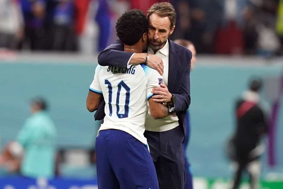 Raheem Sterling was not included in Gareth Southgate’s latest England squad (Adam Davy/PA)