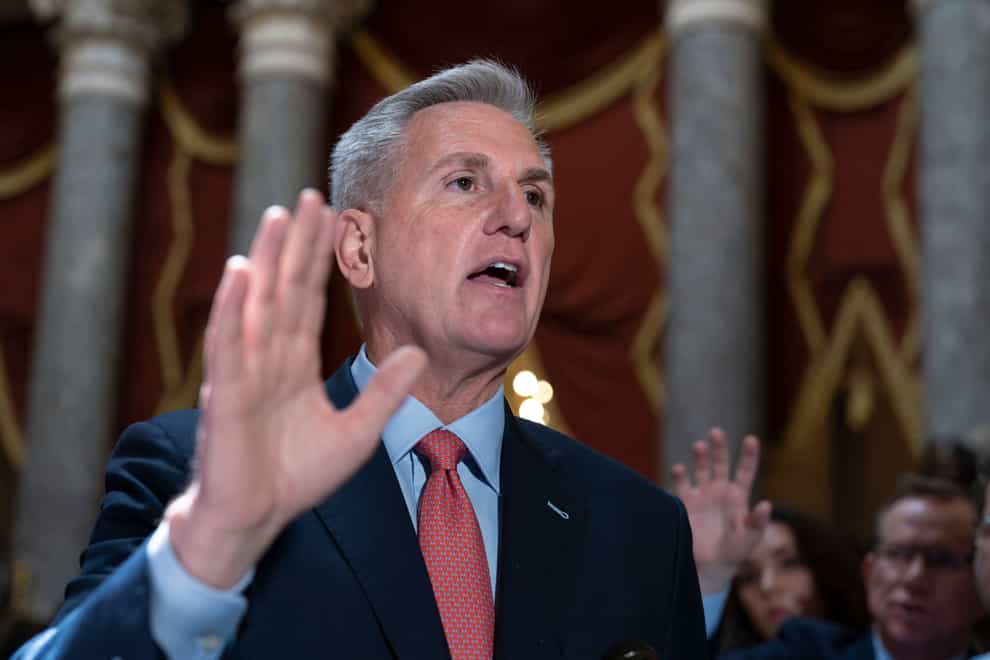 Kevin McCarthy denies the Republicans are to blame for the default crisis (AP Photo/J. Scott Applewhite)
