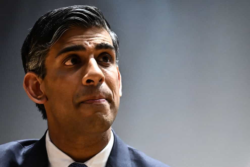 Rishi Sunak insisted he has not let Suella Braverman “off the hook” after clearing her of breaching the ministerial code without an investigation (PA)