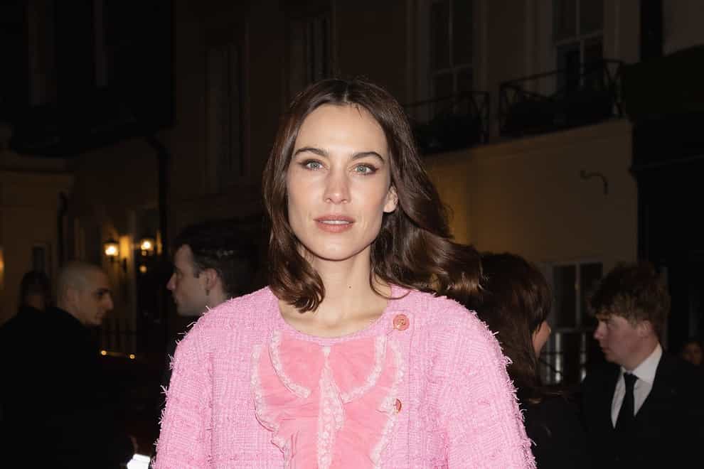 Alexa Chung has opened up about being diagnosed with endometriosis (Suzan Moore/PA)