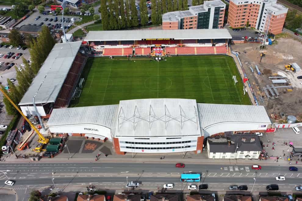 Wrexham’s historic home will become known as the SToK Racecourse under the terms of a new sponsorship deal (Peter Byrne/PA)