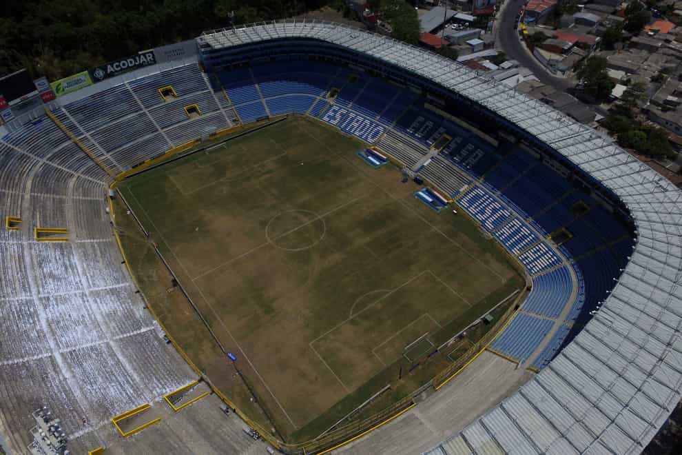 The fatal stampede took place at Cuscatlan Stadium in San Salvador (AP Photo/Salvador Melendez)