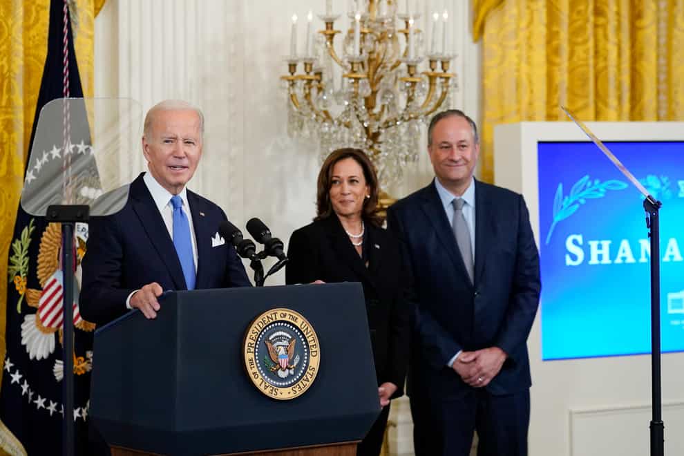 President Joe Biden launched an antisemitism campaign (AP)