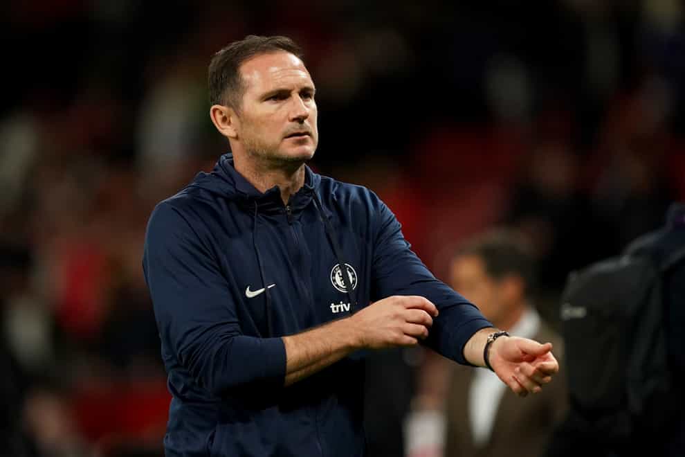 Frank Lampard said Chelsea’s poor form is the next manager’s problem (Martin Rickett/PA)