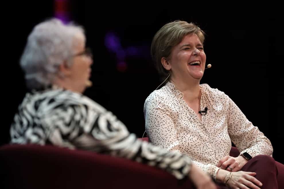 Former first minister Nicola Sturgeon has said at an event in Glasgow she did not know who Scottish secretary Alister Jack was when she first met him. (Robert Perry/PA)