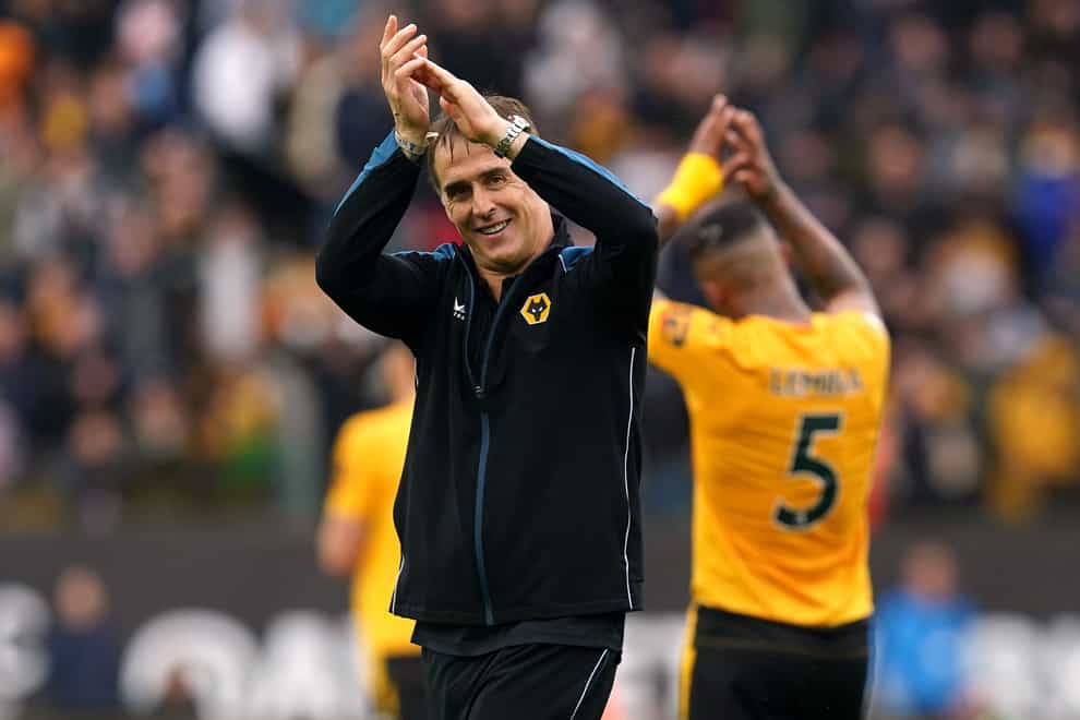 Julen Lopetegui will continue to speak to Wolves about the future (Nick Potts/PA)