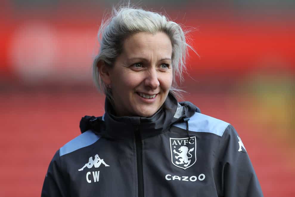 Aston Villa manager Carla Ward has extended her contract with the Women’s Super League club (Bradley Colyer/PA)