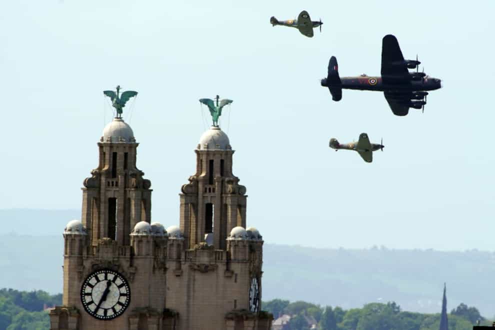Liverpool hosted a number of events for the 80th anniversary of the Battle of the Atlantic (Peter Byrne/PA)