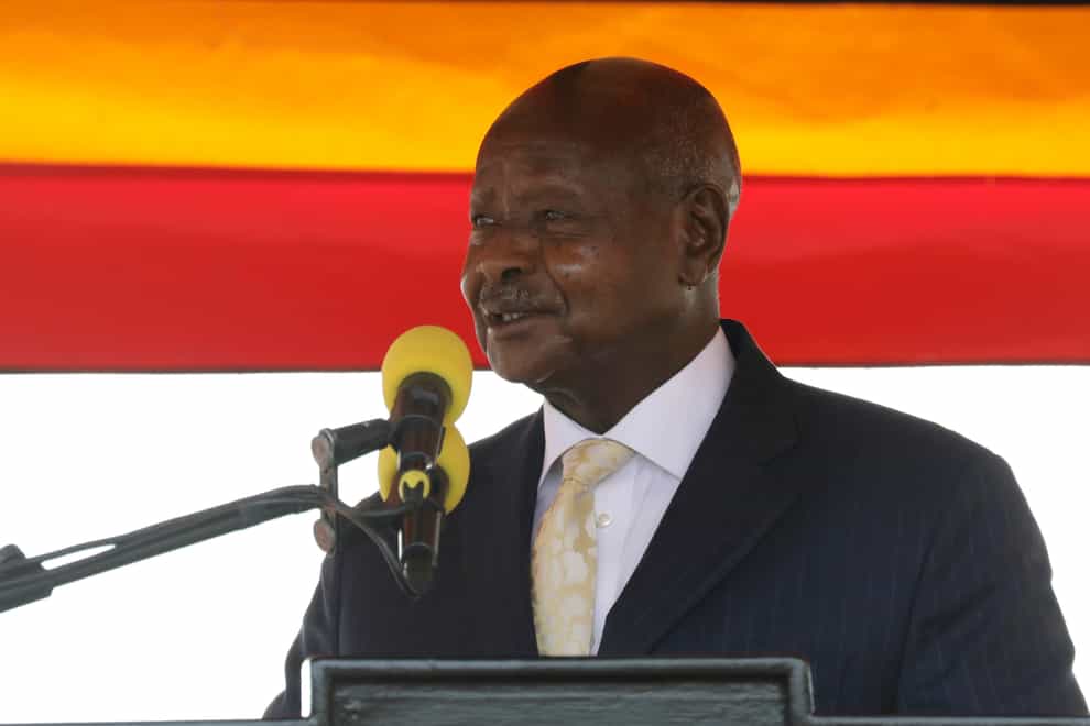 Uganda’s President Yoweri Museveni (AP)