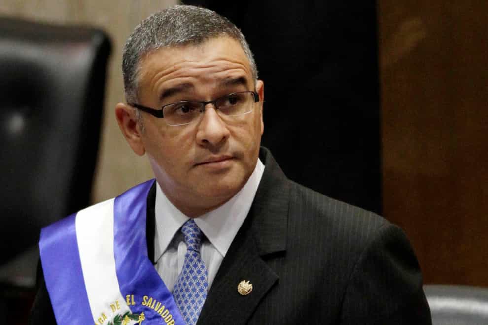 El Salvador’s President Mauricio Funes in 2012 (Luis Romero/AP/PA)