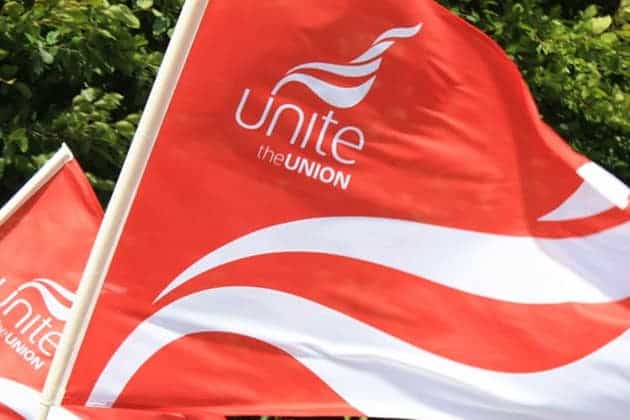 Unite the union has warned of potential strike action over public sector pay (PA)