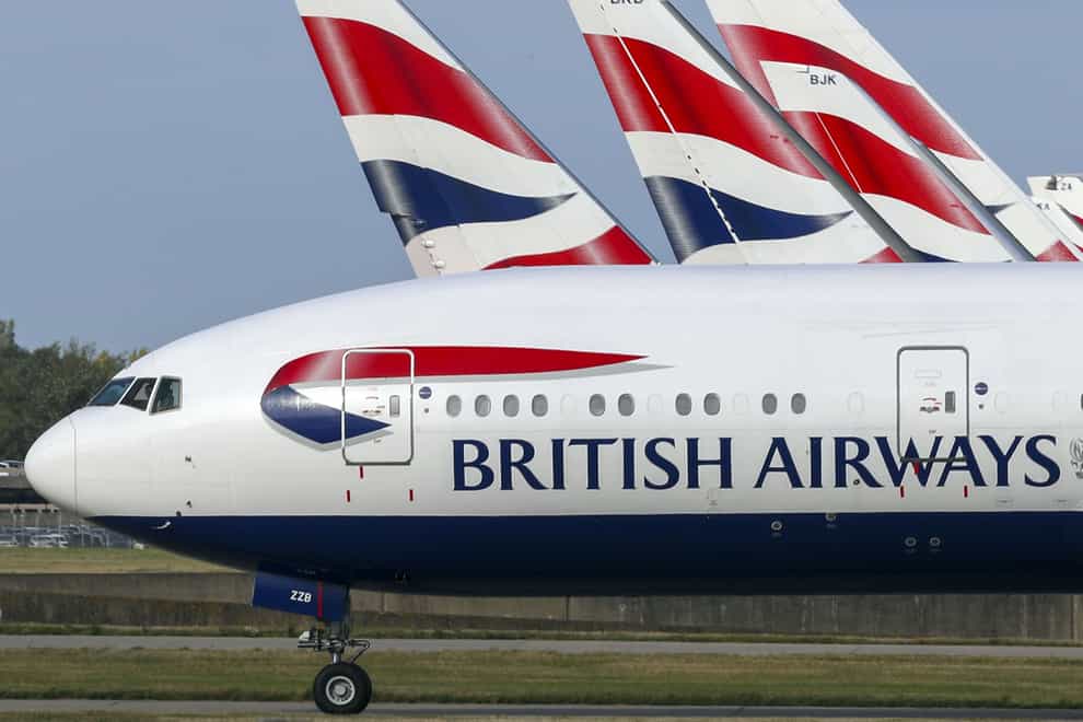 British Airways fined almost £1 million by US Government (Steve Parsons/PA)
