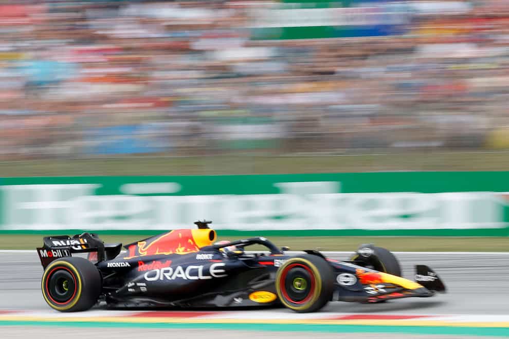 Max Verstappen stormed to victory in Barcelona (Joan Monfort/AP)
