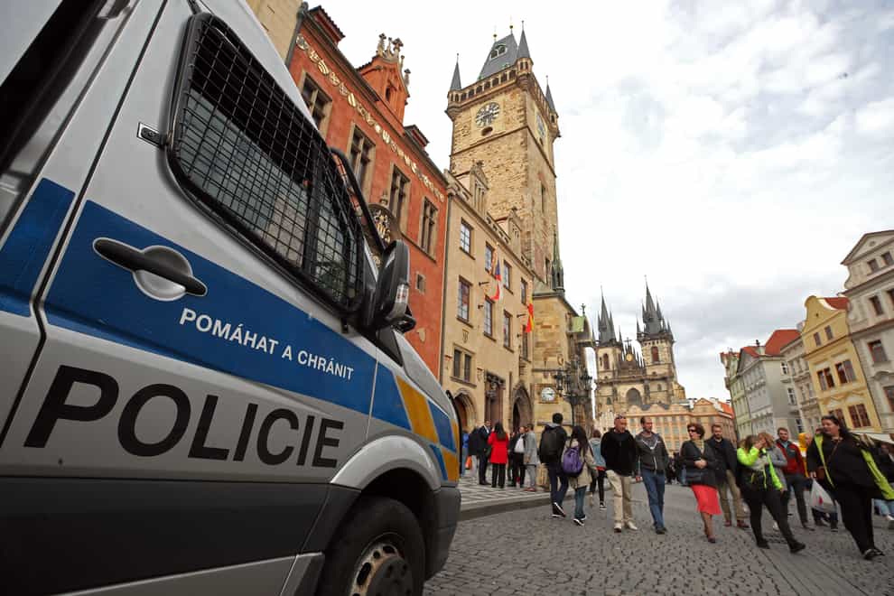Czech police have drafted in an extra 250 officers for Wednesday night’s final (Nick Potts/PA)