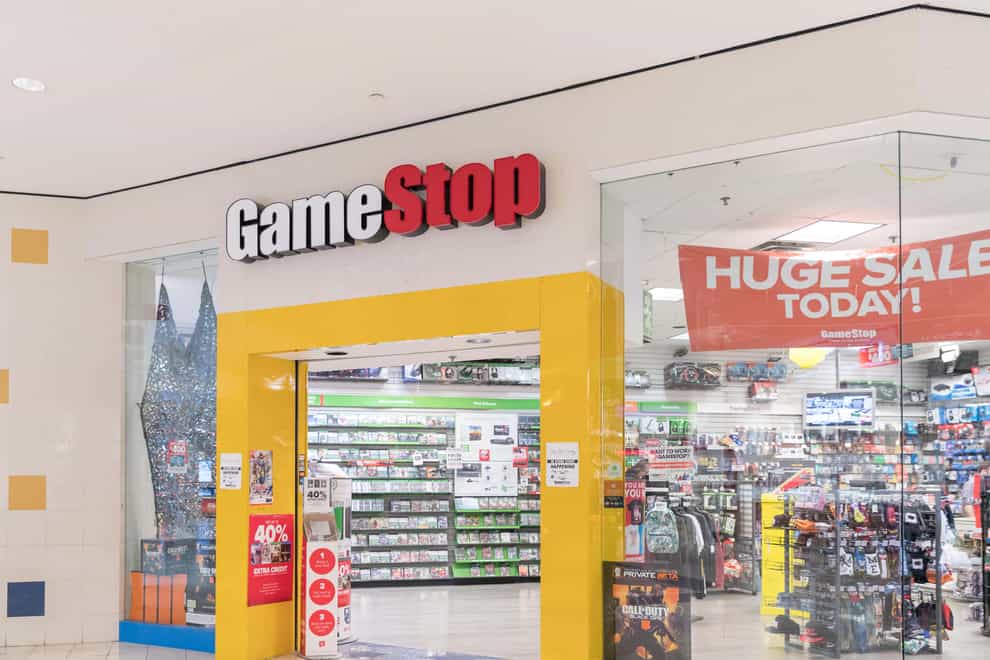 GameStop shares plunged before the opening bell after the company fired chief executive Matthew Furlong, the former Amazon executive brought in two years ago to turn the struggling videogame retailer around (Alamy/PA)