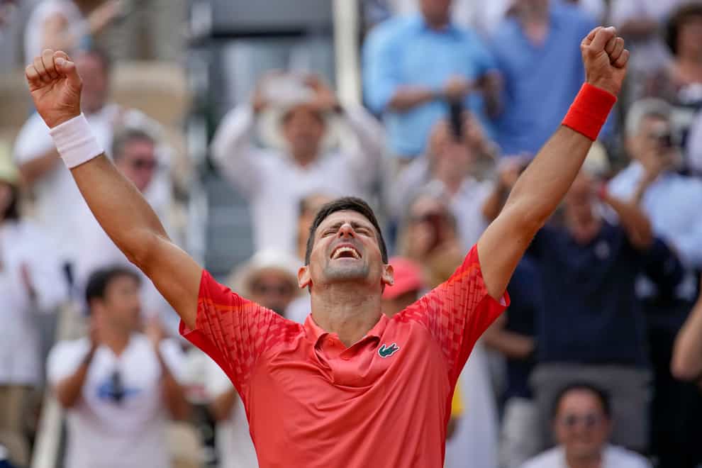 Novak Djokovic has made tennis history (Christophe Ena/AP)