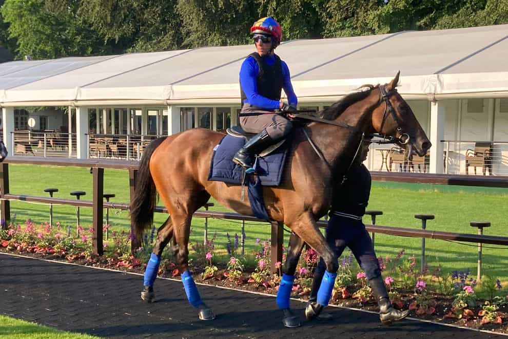 Inspiral at Newmarket’s July Course on Tuesday morning (PA)